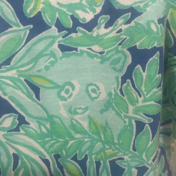 Lilly Pulitzer cotton dress with panda detailing, excellent condition size lrg - Picture 2 of 5